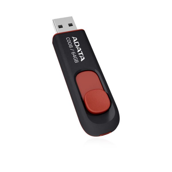 Unidad Flash USB C008 Negro/Rojo 64GB - Image 2