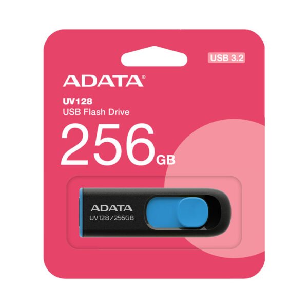 Unidad flash USB UV128 Negro/Azul 256GB - Image 4