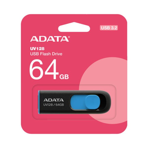 Unidad flash USB UV128 Negro/Azul 64GB - Image 4
